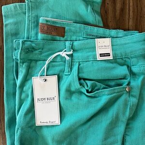 Judy Blue Women's High Rise Jeans in Aquamarine